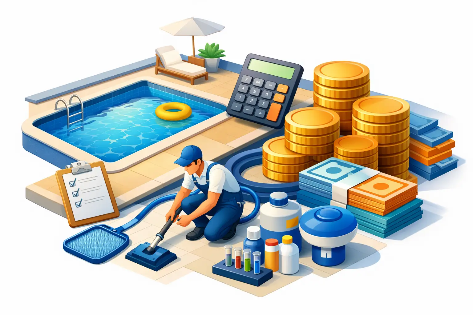 Manutenção de piscinas preço: quanto custa?