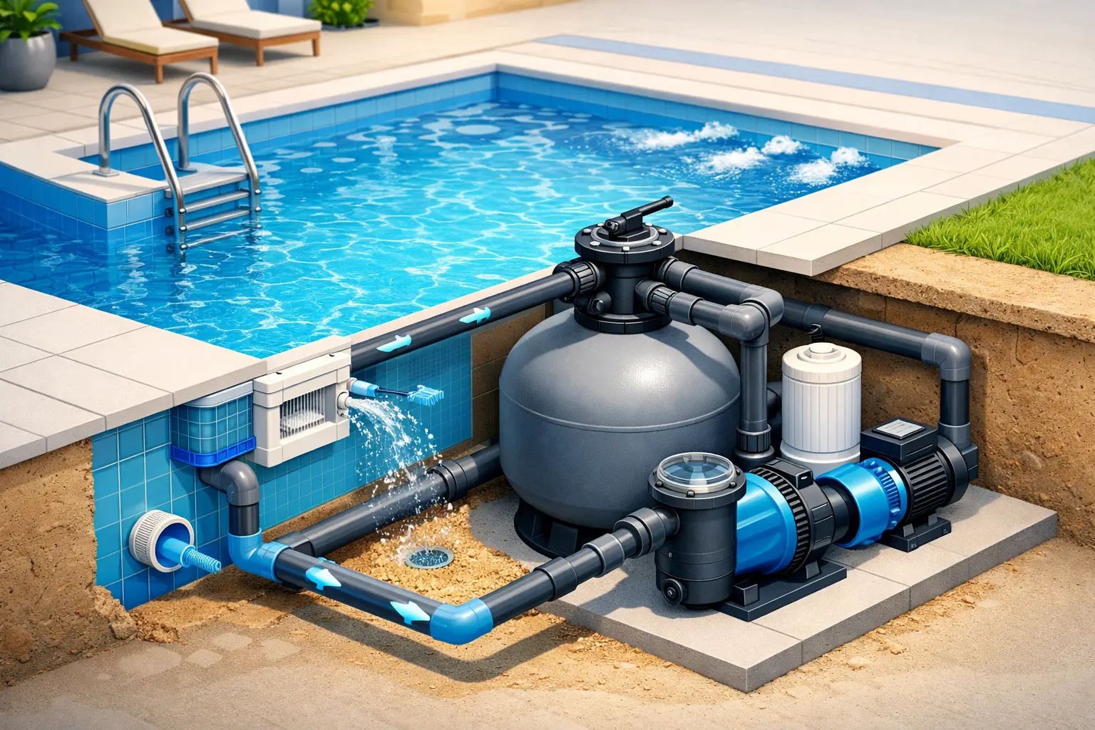 Sistema de filtração para piscina: como escolher