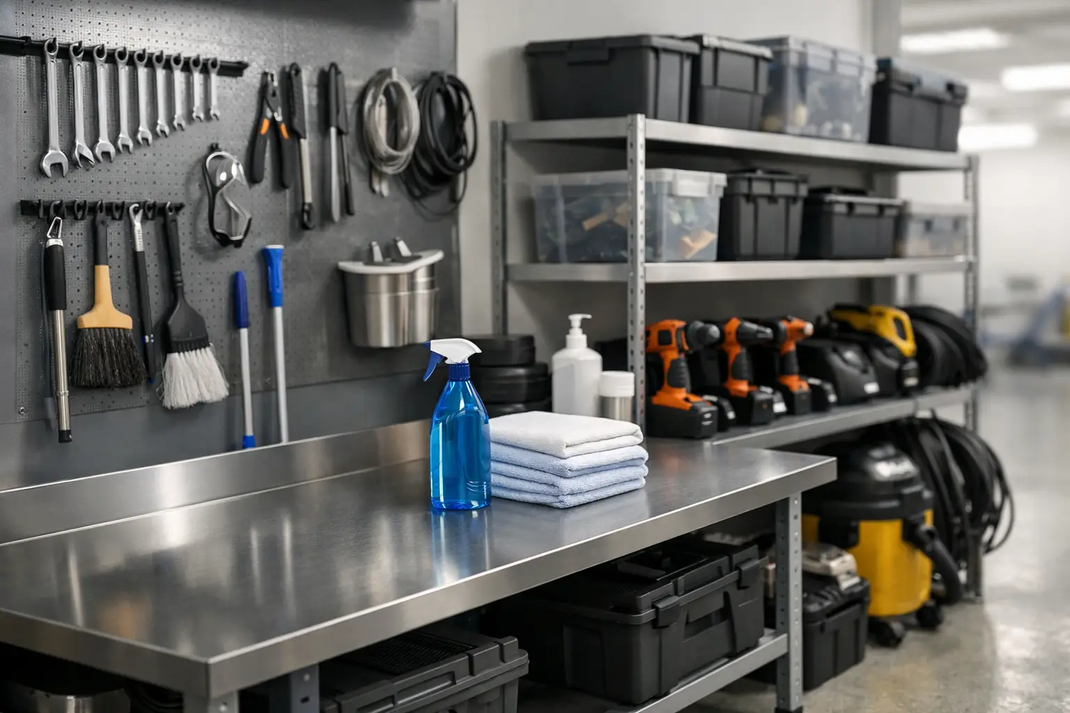 Equipment Area Cleaned and Organised Visual