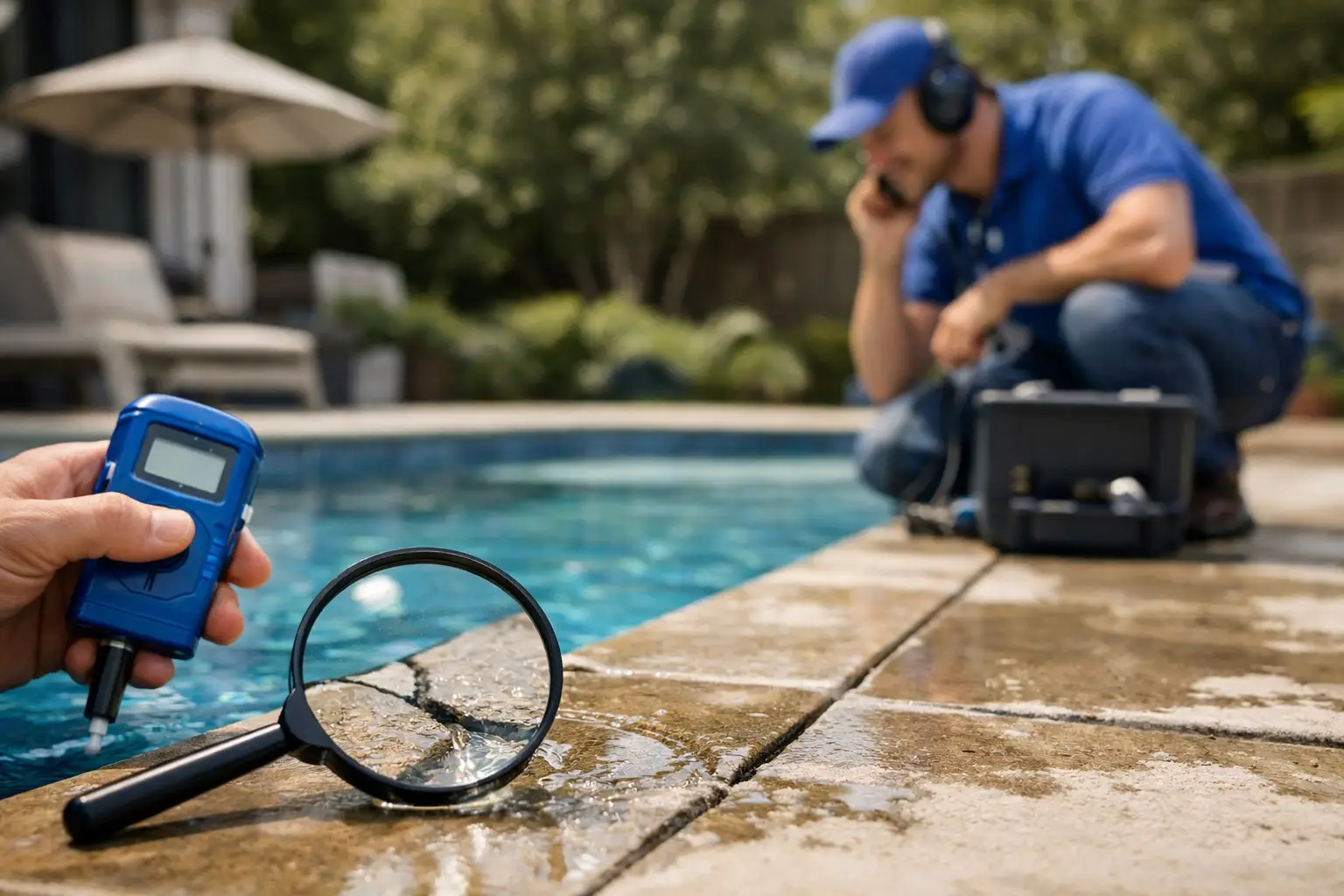 Pool Leak Detection Signs and When to Call