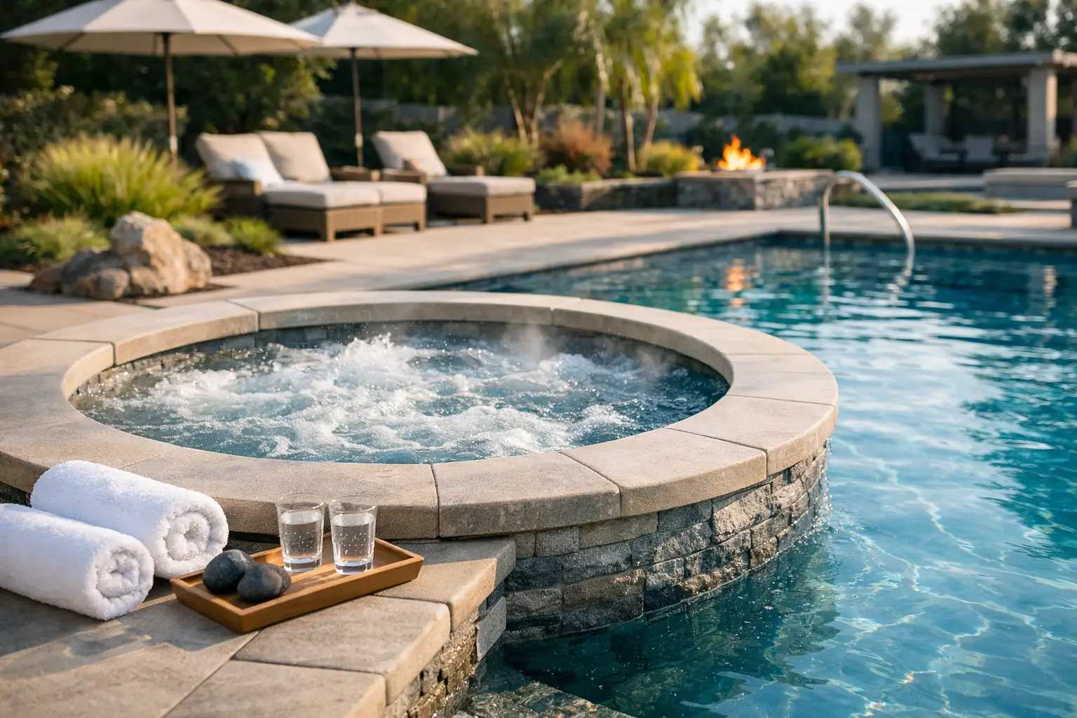 Why Adding a Hot Tub to Your Pool Area Makes Sense